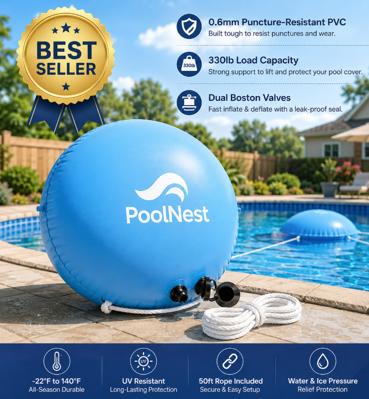 PoolNest™ Winter Pool Pillow