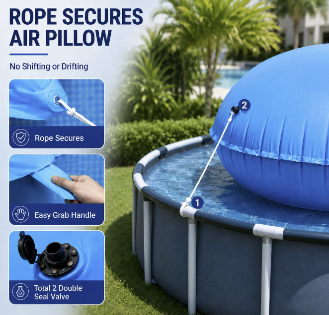 PoolNest™ Winter Pool Pillow